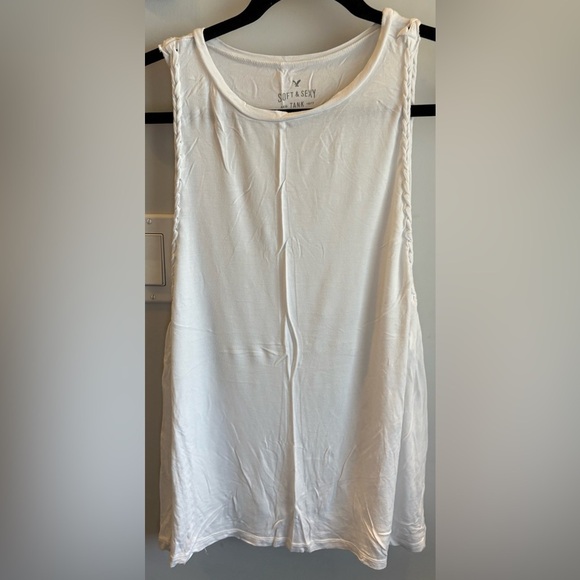 A&E Soft & Sexy White Tank Top - Picture 1 of 5